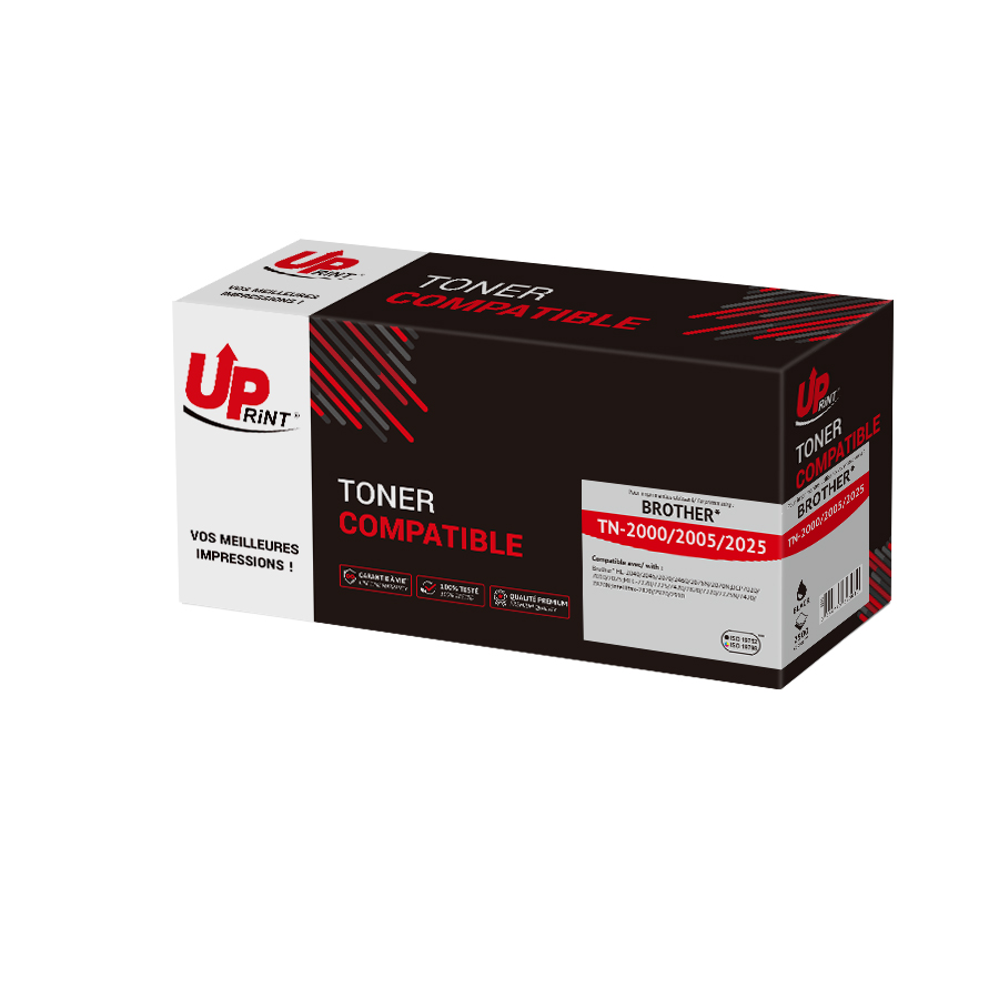 UPRINT TONER COMPATIBLE BROTHER 2000-REMPLACE TN2000/2005/2025